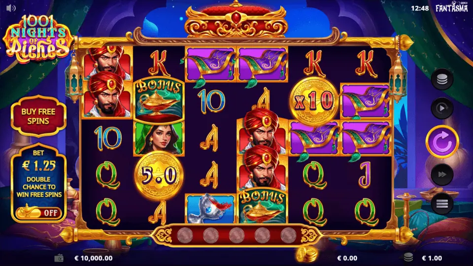 1001 Nights of Riches gameplay screenshot 1