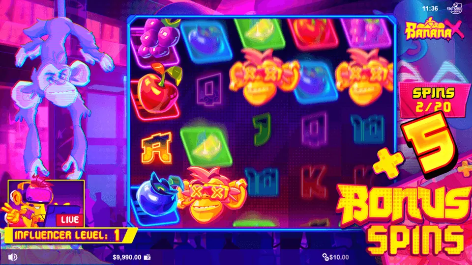Banana X gameplay screenshot 1