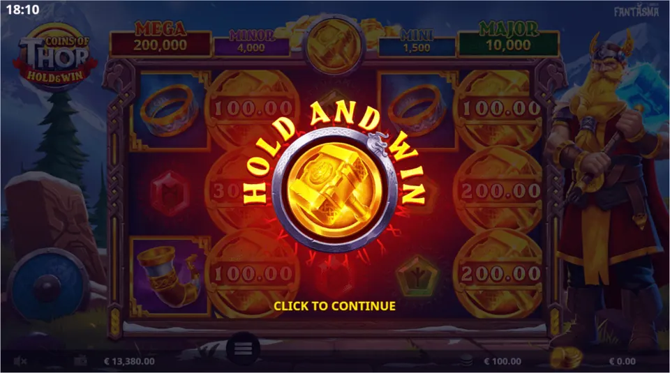 Coins of Thor Hold & Win gameplay screenshot 2