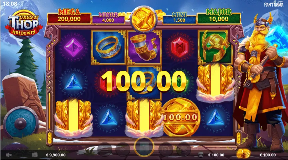 Coins of Thor Hold & Win gameplay screenshot 3