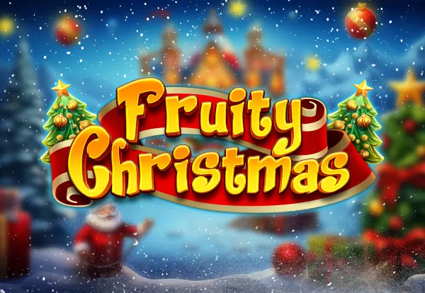 Fruity Christmas slot key art