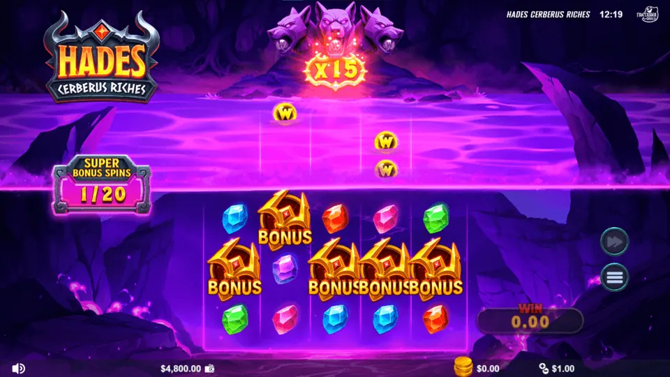 Hades Cerberus Riches gameplay screenshot 3