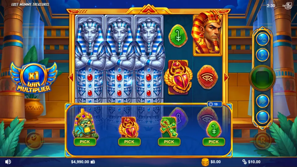 Lost Mummy Treasures gameplay screenshot 2