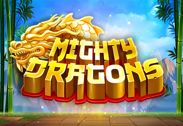 Mighty Dragons slot key art