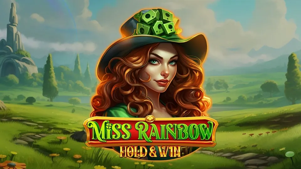 Miss Rainbow Hold & Win slot key art