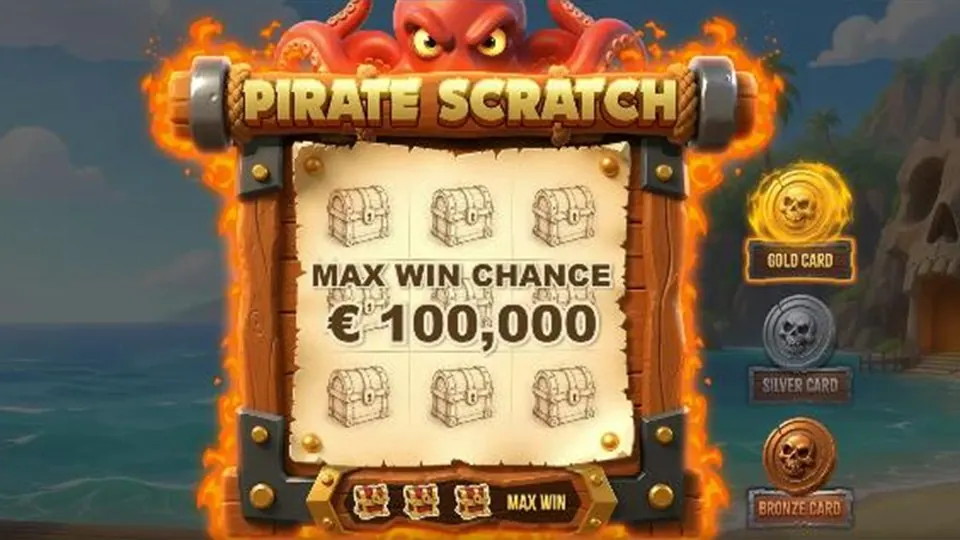 Pirate Scratch game key art