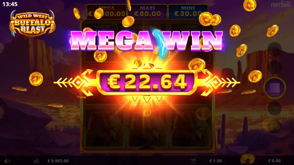 Wild West Buffalo Blast gameplay screenshot 2