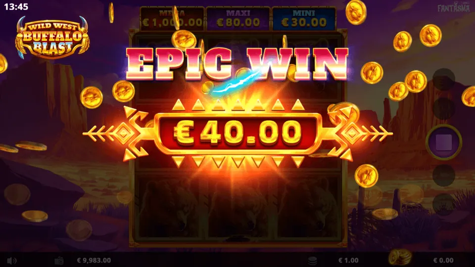 Wild West Buffalo Blast gameplay screenshot 3