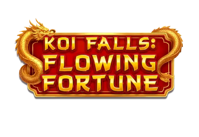 Koi Falls: Flowing Fortune logo